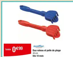 Carrefour ÉCOIFFIER Duo rateau et pelle de plage offre
