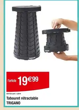 Carrefour TRIGANO Tabouret rétractable offre