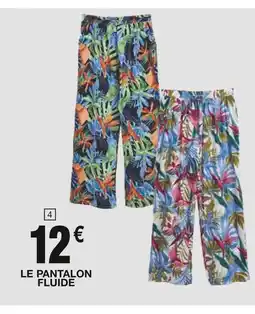 Carrefour Pantalon fluide offre