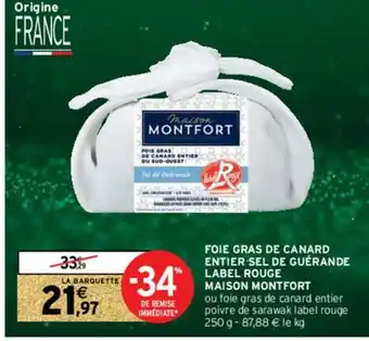 Intermarché Hyper Foie Gras de Canard offre