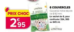 Kiriel 6 couvercles offre
