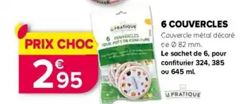 Kiriel 6 couvercles offre