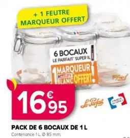 Kiriel Pack de 6 bocaux offre
