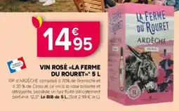 Kiriel Vin rosé <<la ferme du rouret» offre