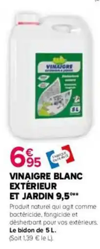 Kiriel Vinaigre blanc extérieur et jardin 9,5° offre