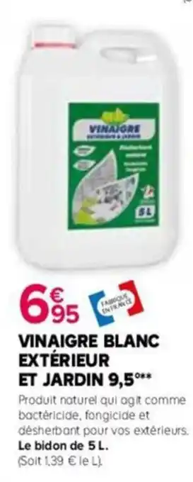 Kiriel Vinaigre blanc extérieur et jardin 9,5° offre