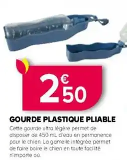 Kiriel Gourde plastique pliable offre
