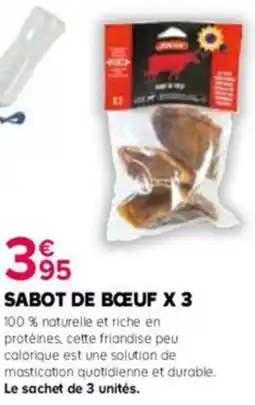 Kiriel Sabot de bœuf x 3 offre