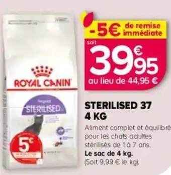 Kiriel ROYAL CANIN Sterilised offre