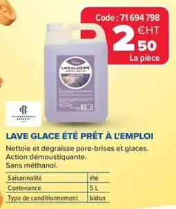 Prolians Lave glace été prêt à l'emploi offre