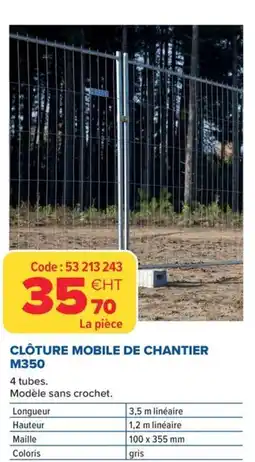 Prolians Clôture mobile de chantier m350 offre
