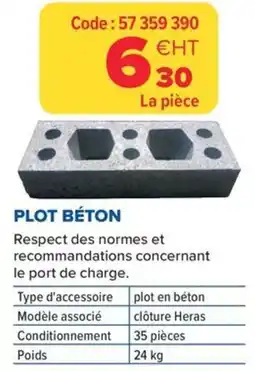 Prolians Plot béton offre