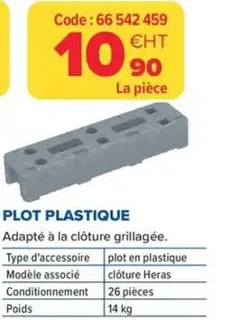 Prolians Plot plastique offre