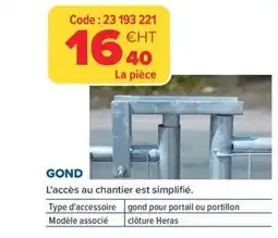 Prolians Gond offre