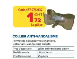 Prolians Collier anti-vandalisme offre