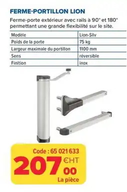 Prolians Ferme-portillon lion offre