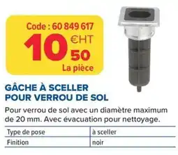 Prolians Gâche à sceller pour verrou de sol offre