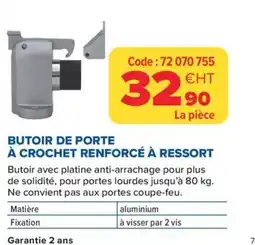 Prolians Butoir de porte à crochet renforcé à ressort offre