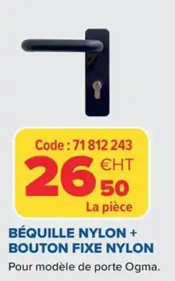 Prolians Béquille nylon + bouton fixe nylon offre