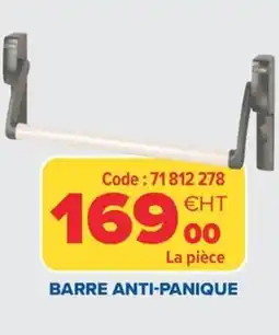 Prolians Barre anti-panique offre