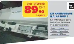 Prolians Kit antipanique b.a. ap num 1 offre