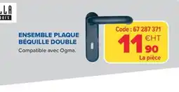 Prolians Ensemble plaque béquille double offre