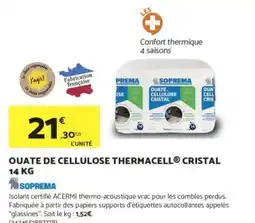 Bricomarché Ouate de cellulose thermacell cristal offre