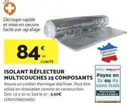 Bricomarché Isolant réflecteur multicouches 25 composants offre