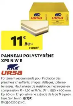 Bricomarché URSA Panneau polystyrène xps n we offre