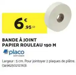 Bricomarché PLACO Bande à joint papier rouleau 150 m offre
