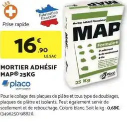 PLACO Mortier adhésif map