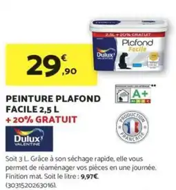 Bricomarché DULUX Peinture plafond facile offre