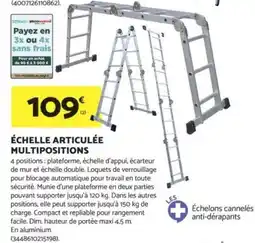 Bricomarché Échelle articulée multipositions offre
