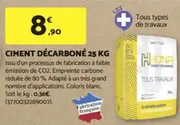 Bricomarché Ciment décarboné offre