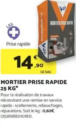 Bricomarché Mortier prise rapide offre