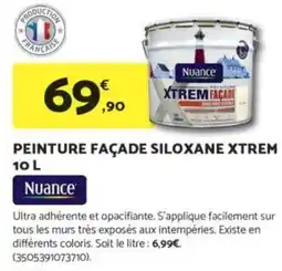 Bricomarché NUANCE Peinture façade siloxane xtrem offre
