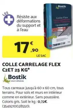 Bricomarché BOSTIK Colle carrelage flex c2et offre