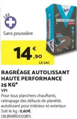 VPI Ragréage autolissant haute performance
