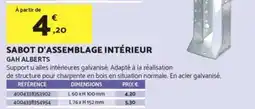 Bricomarché Sabot d'assemblage intérieur offre