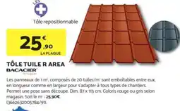 Bricomarché BACACIER Tôle tuile r area offre
