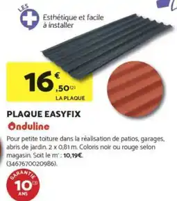 Bricomarché ONDULINE Plaque easyfix offre