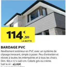 Bricomarché Bardage pvc offre