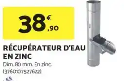 Bricomarché Récupérateur d'eau en zinc offre