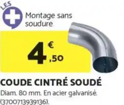 Bricomarché Coude cintré soudé offre