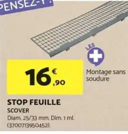 Bricomarché Stop feuille offre