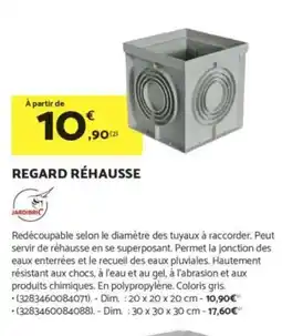 Regard réhausse