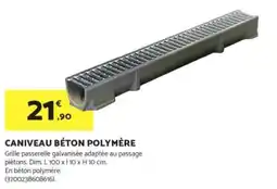 Bricomarché Caniveau béton polymère offre