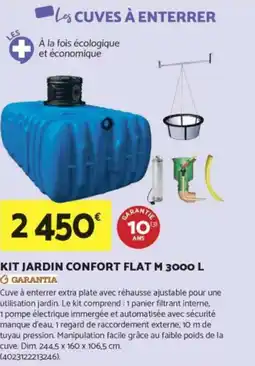 Bricomarché GARANTIA Kit jardin confort flat m offre