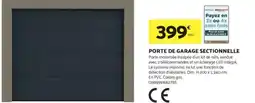 Bricomarché Porte de garage sectionnelle offre