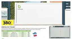 Bricomarché Portail pvc "palma" offre